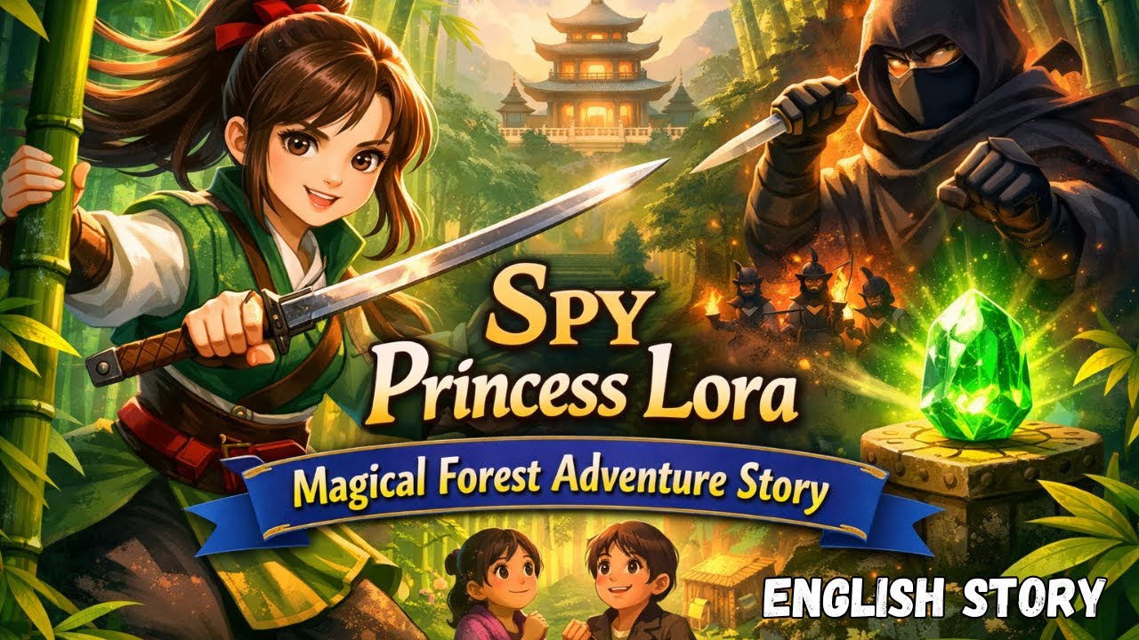 Spy Princess Lora | Magical Forest Adventure Story | Kids Fantasy Story