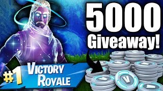 fortnite free v buck giveaway giving away free v bucks - fortnite v bucks 5000