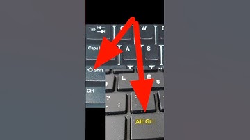 comment passer de AZERTYT à QWRTY/trois comibinaisons  de touches sont possibles #short