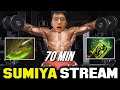 Sumiya 70min intense fight vs late game bosses  sumiya stream moments 4315