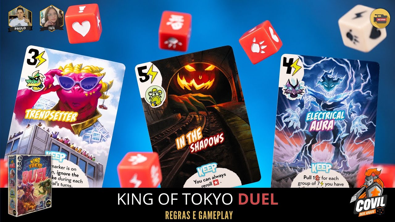 King of tokyo duel regras e gameplay youtube
