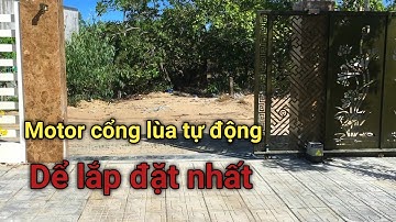 Cách lắp đặt motor cổng lùa dể nhất - cổng tự động  | Trinh AGS