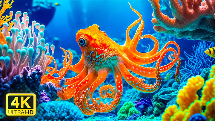 Underwater Wonders + Relaxing Music | The Best 4K Sea Animals for Relaxation