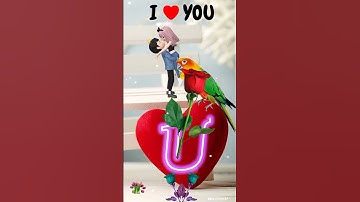 U name status video 🔥U latter name 🌹U art name 🥀 2022#namestatus #whatsappstatus #4kstatus #shorts