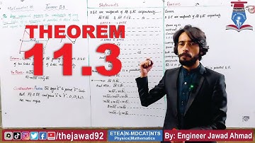 Class 9th Mathematics | Theorem 11.3 | Easy Method | Urdu/Hindi