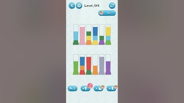 water sort jigsaw puzzle game level 646 Numpuz android ios games gameplay funny gaming all level