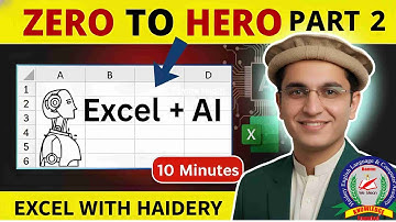 AI in Excel Tutorial (Part 2) | Best AI Tools for Excel 2025 | Step-by-Step Guide | Rahim Haidery