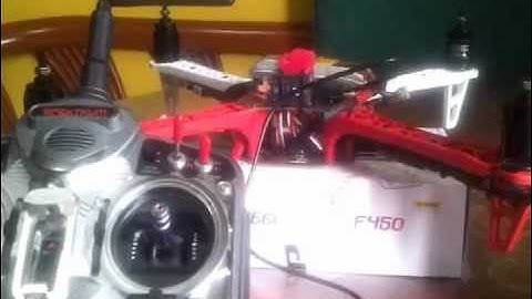 DJI Naza Setup F450 Flame Wheel step by step and Transmitter Setup