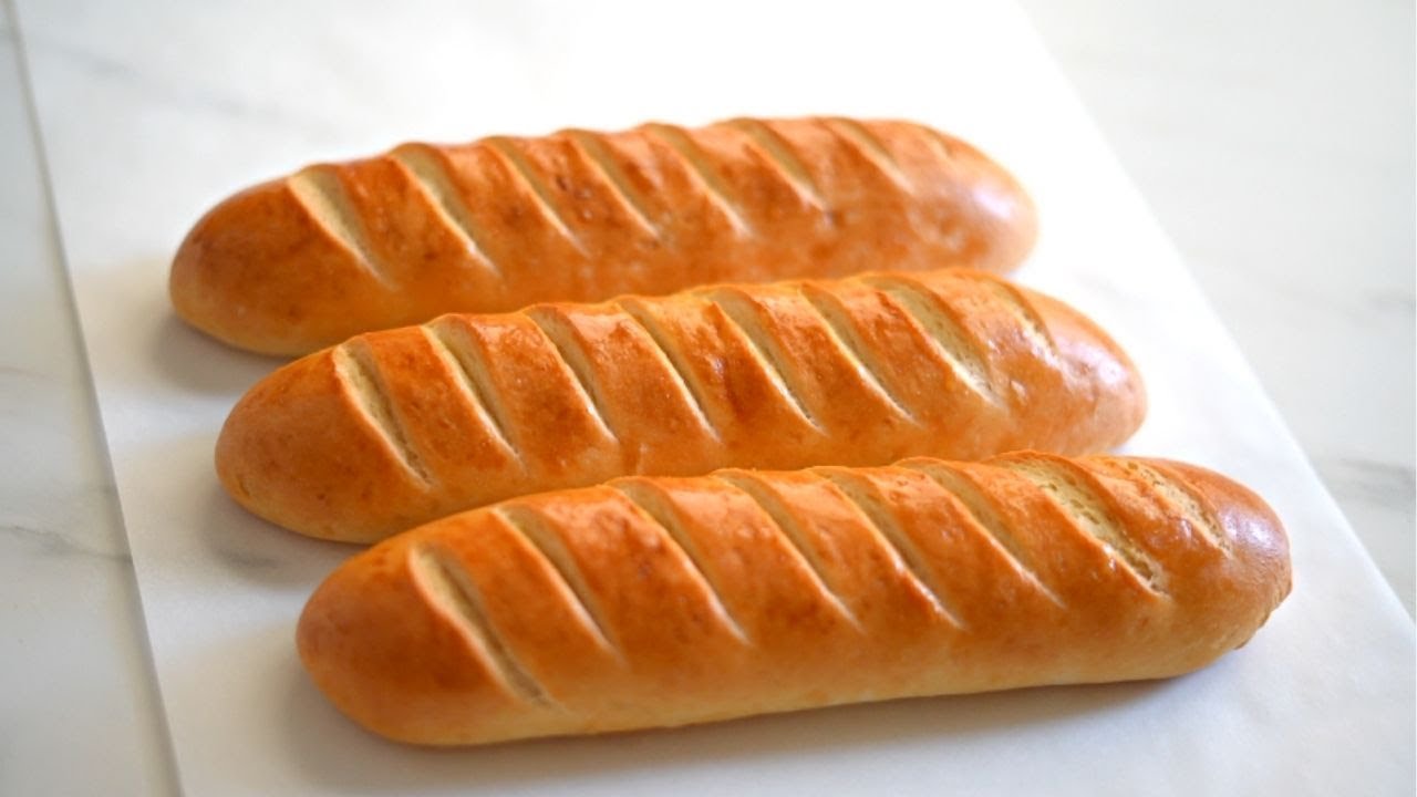 4-Ingredient French Bread Baguettes Recipe