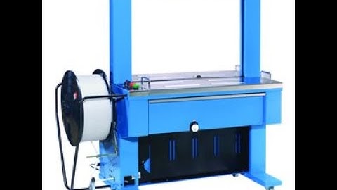 Installation fully automatic strapping machine (TransPak)