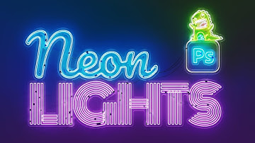 Neon Lights Photoshop Action | Automatically transform image or text into neon lights