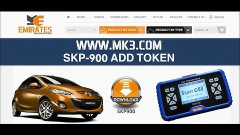 " WWW.MK3.COM " HOW TO ADD TOKEN FOR  SKP900