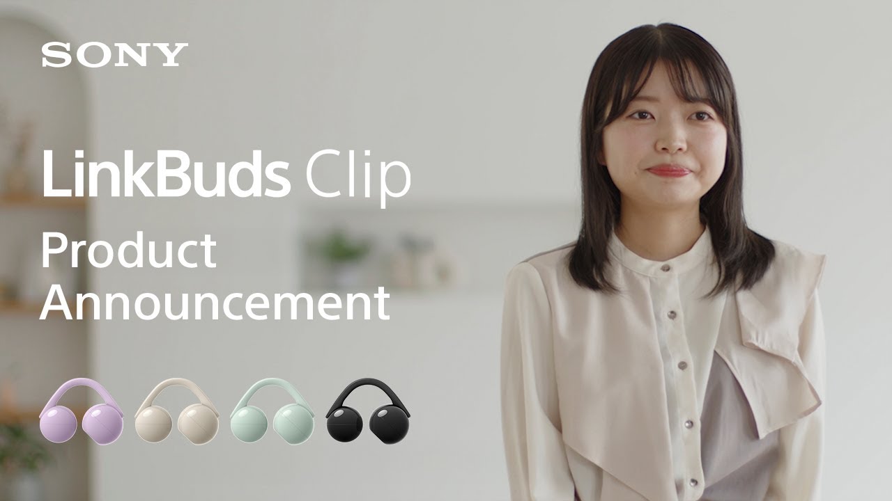 Анонс новых наушников LinkBuds Clip | Официальное объявление Sony