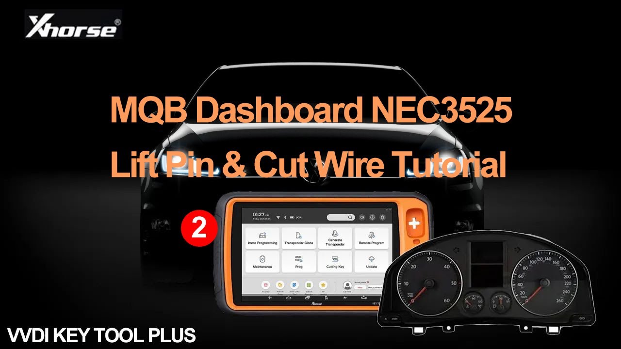 トットページ How to Read MQB48 NEC35XX Dashboard using Xhorse RH850 Cable?