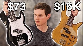 $73 Bass Guitar VS $16,000 Bass Guitar
