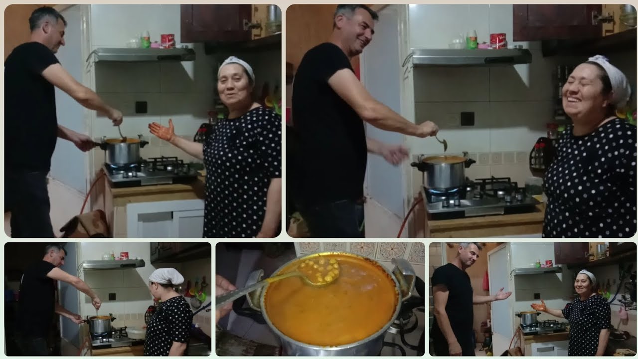 تحضير الحريرة مع الشاف Gaël من فرنسا 🍲👨🏻‍🍳 . Préparation de la soupe marocaine Harira avec chef Gaël