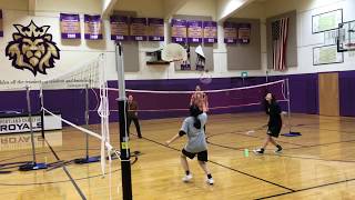 PE Class - Four Way Badminton