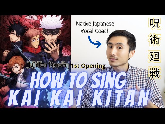 How to sing Jujutsu kaisen's 1st OP/ kaikai kitan by Eve | 廻廻奇譚の歌い方 class=