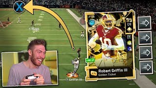 I GLITCHED RGIII to throw like this  -- Madden 20 Ultimate Team Gameplay