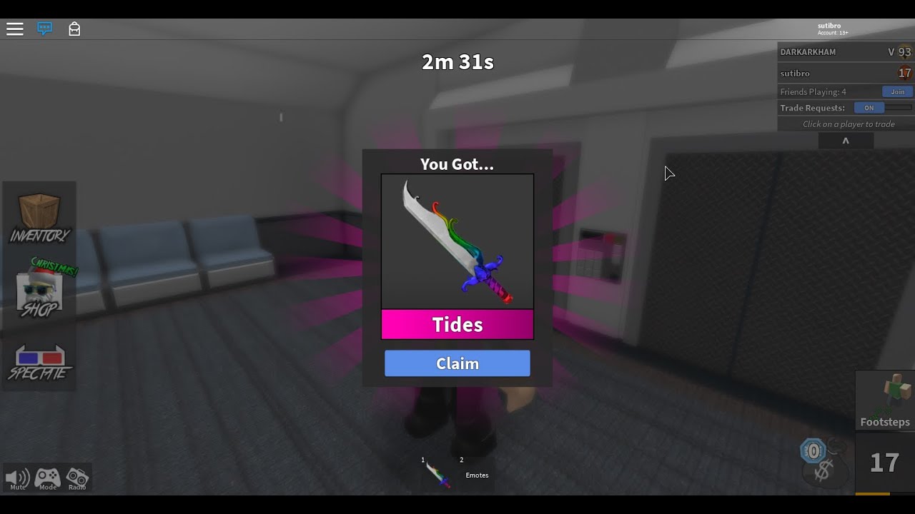 Redeem This Code In Roblox Mm2 For A Free Chroma Tides Insane