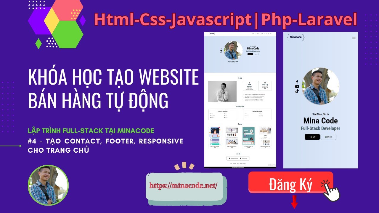Khóa học tạo Website Bán hàng tự động với Html, Css, Javascript, Php ...