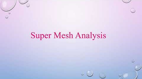 15 | Super Mesh Analysis | Mesh Analysis with current source | Example Problem | DC Circuit | Tamil