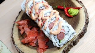 The Creation Of Hot Dog Sushi The Experiment