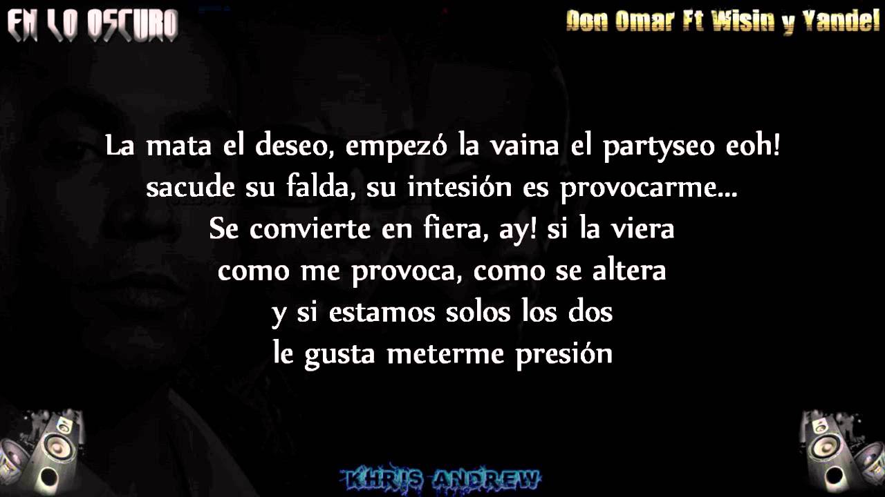WISIN Y YANDEL DON OMAR LETRA wisin y yandel don omar letra: