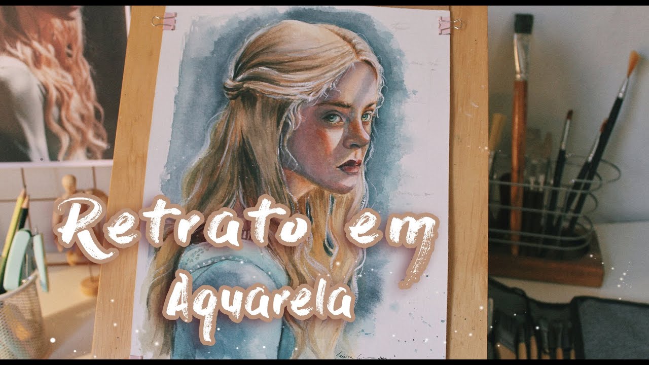 APRENDA A PINTAR RETRATO EM AQUARELA 