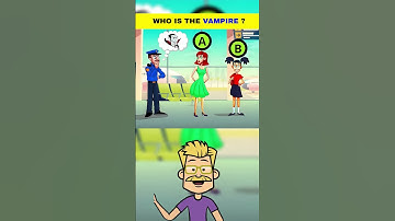 Who is the vampire ? #puzzle #brainteaser #quiz #logicpuzzle #mystery #logicpuzzle #riddle