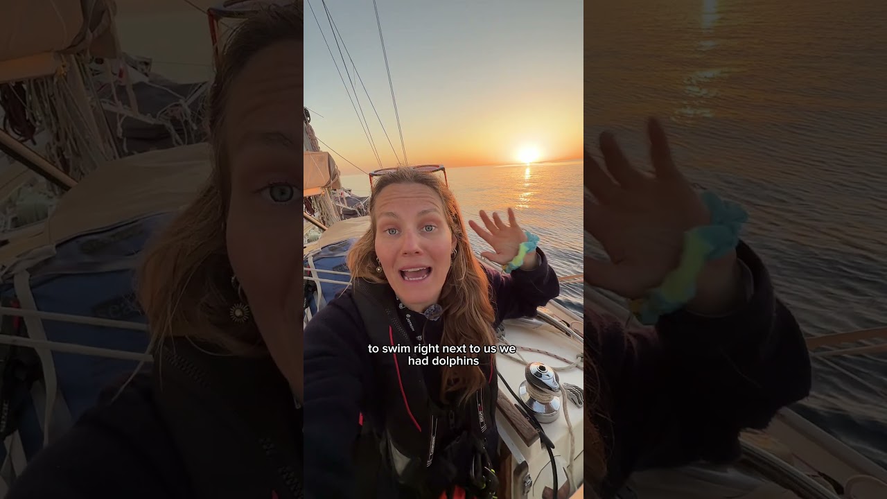 ⁣Day 7 of sailing solo across the Atlantic Ocean with no experience