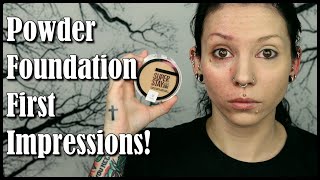 I Tried the VIRAL Maybelline 24hr Super Stay Powder Foundation | FIRST IMPRESSIONS!