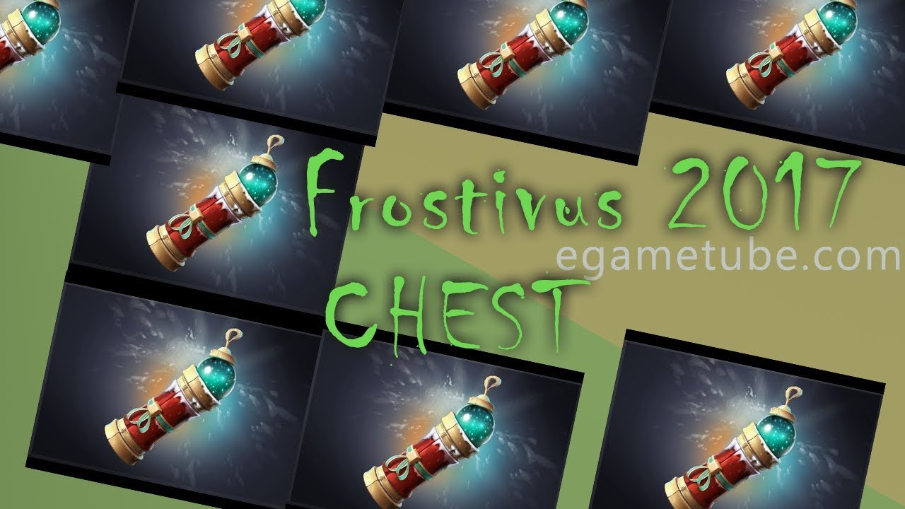 Frostivus 2017 free dota 2 Treasure Chest  Unboxing