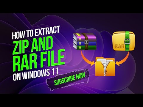 How to Extract Zip and Rar files on Windows 11 2024 [New Method]