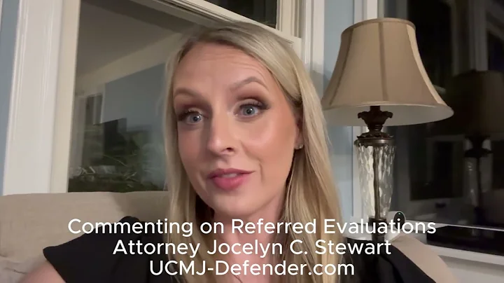 Commenting On Referred Evaluations - Law Office of Jocelyn C. Stewart
