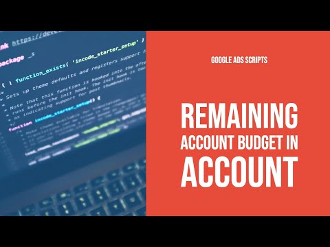 Easy Control MCC Budgets in Google Sheets via Google Ads Scripts Tutorial (GAS #5)