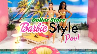 Let’s Make A Pool Inspired By BarbieStyle’s Instagram | DIY DollarTree Craft