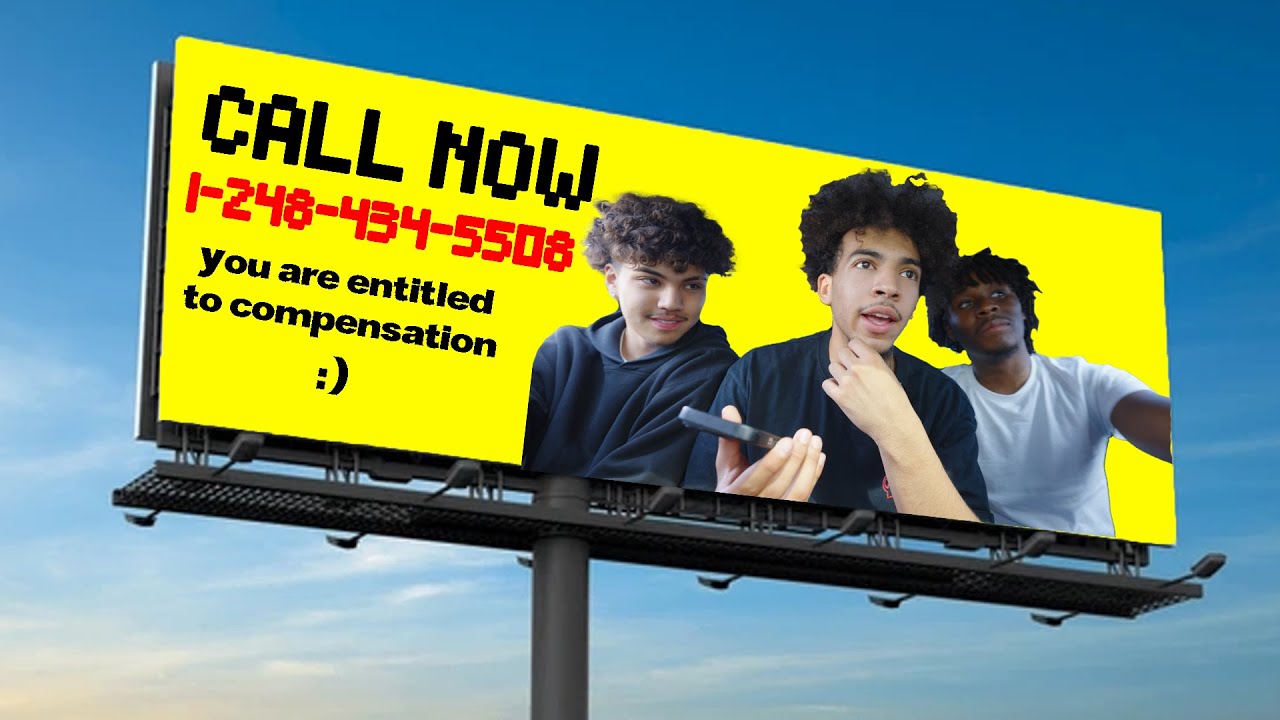 Мы разыграли рекламные щиты!!