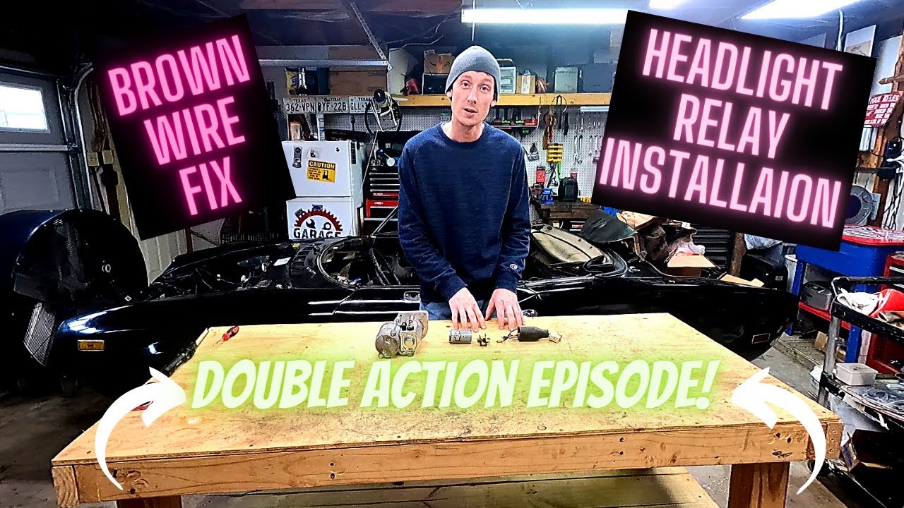 How to: Brown Wire Fix and Headlight Relay Installation for our 1982 Fiat 124 Spider Project