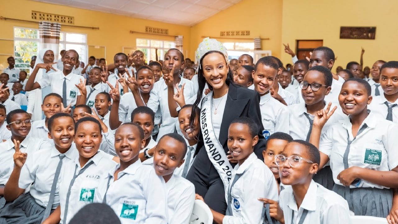 Miss Muheto launches her savings project at former school