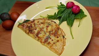 Spinach Omelette with cheese in 2021 - #Omelette