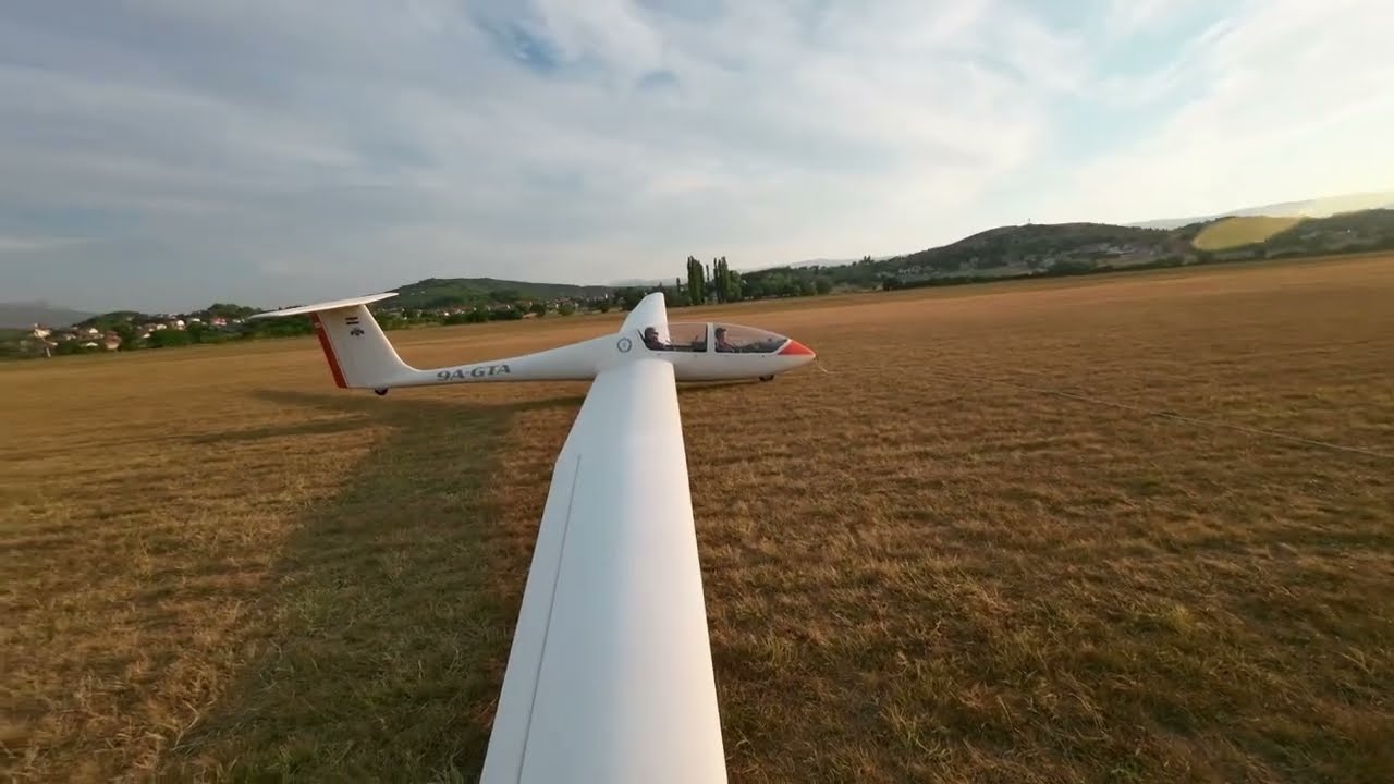 Twin Astir early morning take off