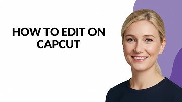 How to Edit on Capcut - Julia