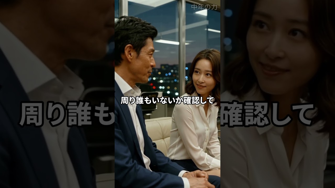 先輩と久しぶりに二人で残業😂