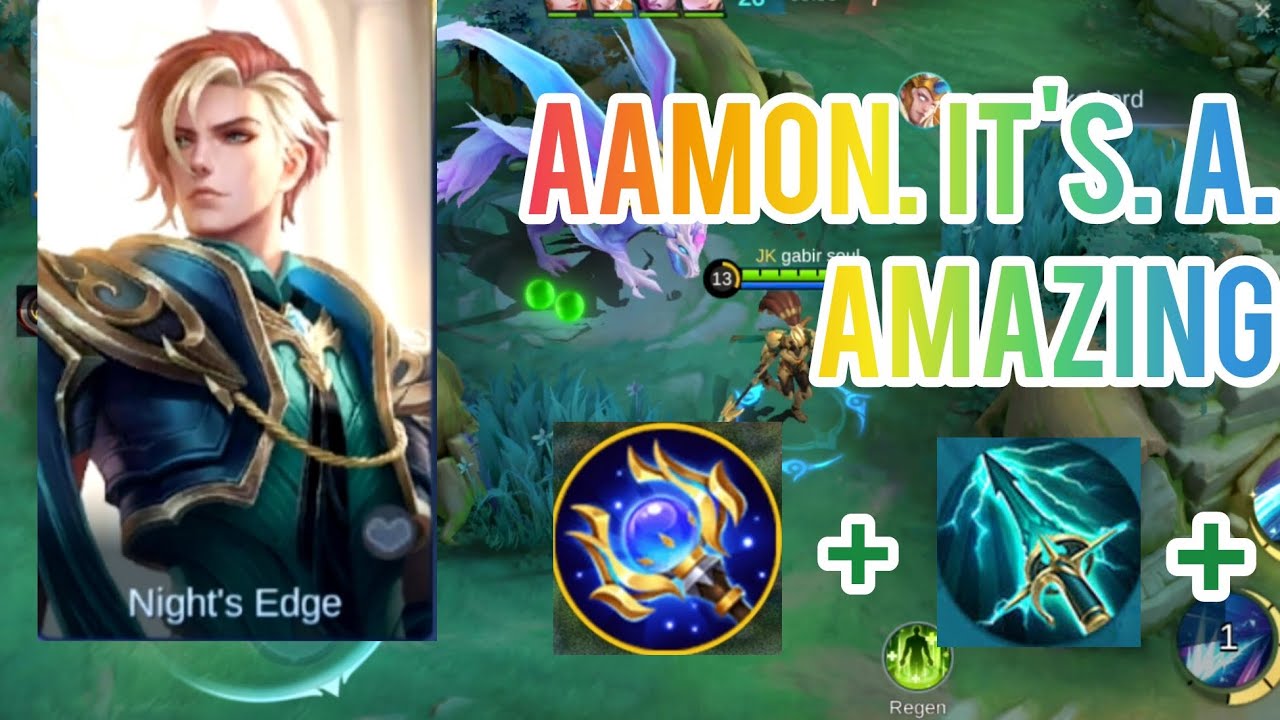 Aamon you use this it's work full #mobilelegends #mlbb #manga 