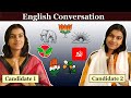 Conversation between voter and two candidates  improve your english  adrija biswas