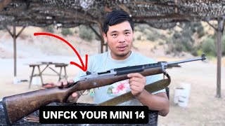 Mini 14 Upgrade to Tech Sights #rifle #pewpew #shooting