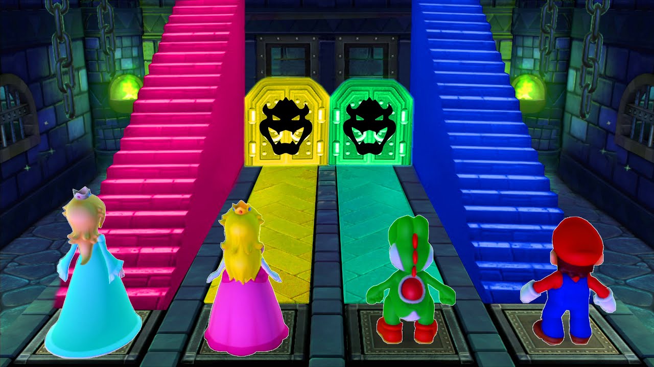 【マリオパーティ10】ミニゲームロゼッタVsピーチVsヨッシーVsマリオ(COM最強 たつじん)