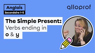 Simple Present 3rd Person Singular: O & Y | Anglais (ESL) | Alloprof