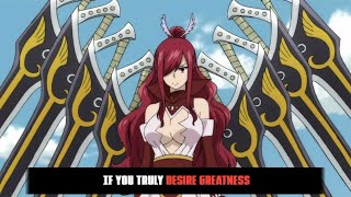 ' If You Truly Desire Greatness Speech' | Erza Scarlet | Fairy Tail